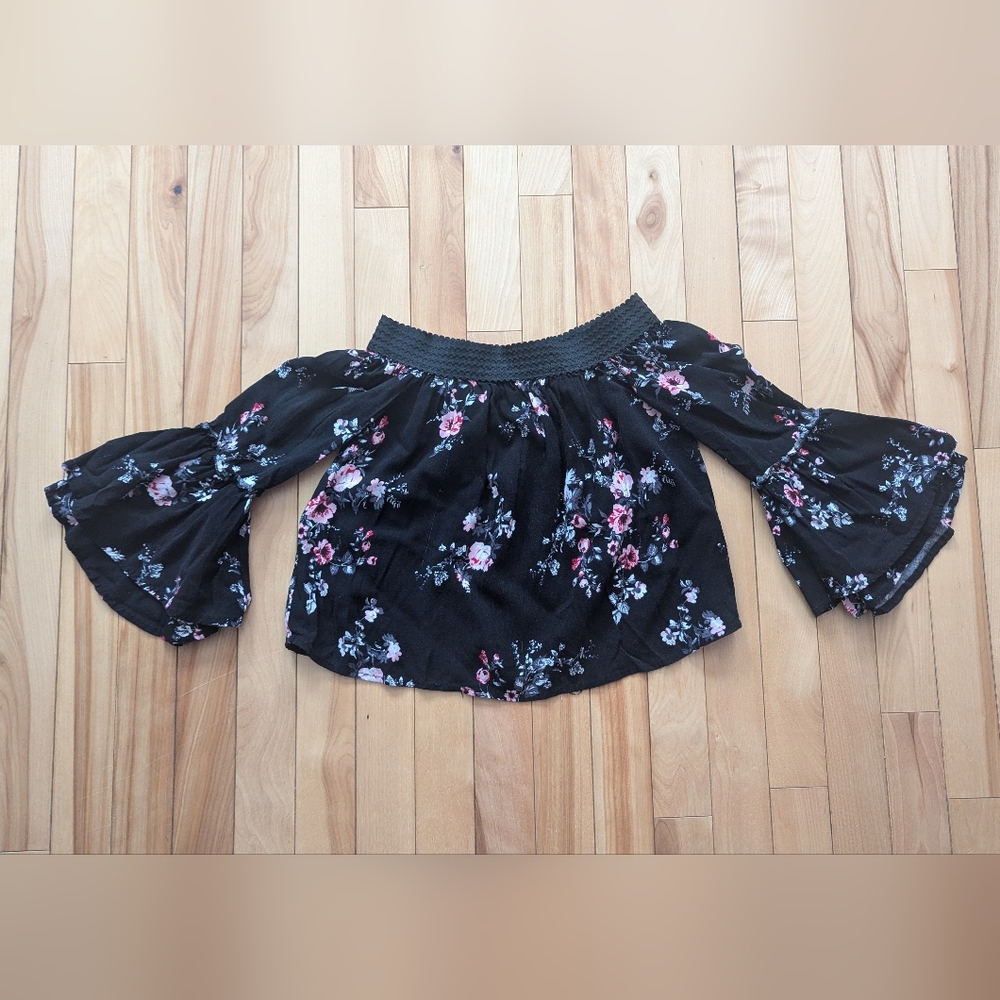 3/15$ Floral Off-Shoulder Blouse